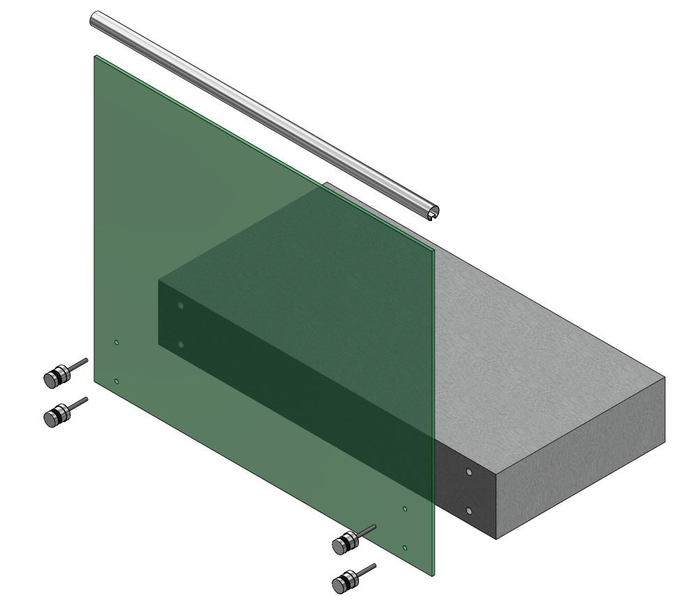 Frameless Glass Side Mounted Bolts